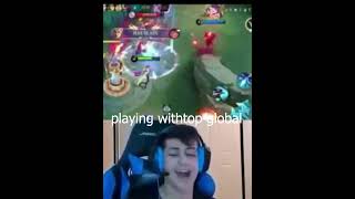 Playing w Top global vs DarkSyStem mobilelegends mlbb mlbbcreatorcamp mlbbshorts [upl. by Allianora]