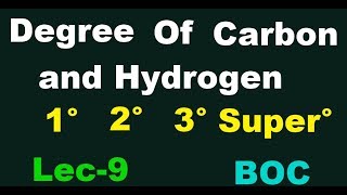 degree of carbon and hydrogen in Hindi Baisc of organic Chemistry  Eminent Guide [upl. by Jonas]