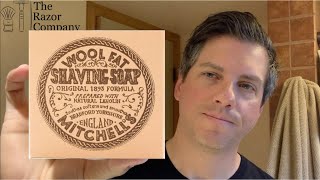 Mitchells Wool Fat Shaving Soap Muhle Safety Razor Simpson Brush  Shave amp Chat [upl. by Jami9]