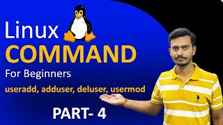 Linux Command for Beginners  Part  4  useradd  adduser  deluser  usermod in Hindi by Devendra [upl. by Zacarias]