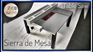 SIERRA DE MESA CASERA con SIERRA CIRCULAR con guía de CORTE How to make a homemade TABLE SAW [upl. by Kerns]