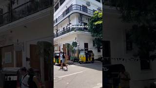 Pondicherry vlog  Pondicherry tourist Places  French town travel shorts [upl. by Gerdeen34]