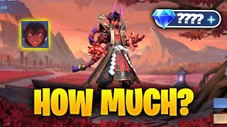 HOW MUCH IS DYRROTH COLLECTOR SKIN NARAKA FLAME  MOBILE LEGENDS [upl. by Ettenirt]