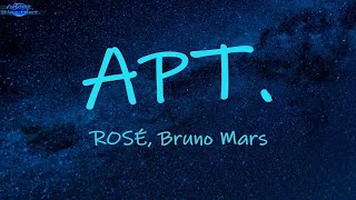 APT lyrics ROSÉ Bruno Mars  Just meet me at the [upl. by Claretta726]