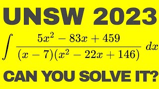 What Why UNSW Integration Bee 2023 SemiFinal 21 [upl. by Ingold]