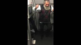 Dancing On A Plane After Hearing Of Rubashkin Release [upl. by Kcirdor]