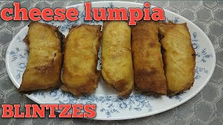 CHEESE LUMPIA RECIPE BLINTZES [upl. by Nillor755]