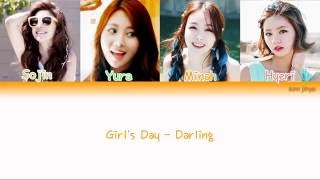 Girls Day 걸스데이  Darling 달링 Lyrics HanRomEngColor Coded TBS [upl. by Neleag]