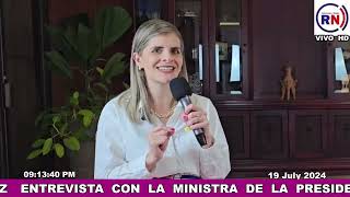 Entrevista con Laura Fernández ministra presidencia Programa 19 julio 2024 lahoradejuanitomoracom [upl. by Nylteak]