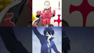 SAO Kirito vs Heathcliff anime animeedit edit 1v1 swordartonline sao [upl. by Sucramd]