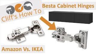 IKEA Hinges Berta Amazon vs Besta IKEA [upl. by Eneluj]