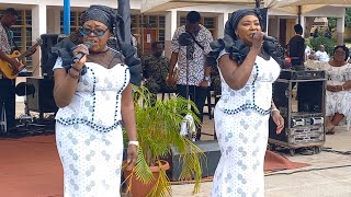 TAGOE SISTERS GIVE BACKTOBACK HIT PERFORMANCE AT REV YAWSONS MOTHERS FUNERAL [upl. by Penney]