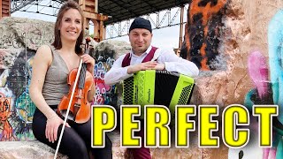 PERFECT  fisarmonica e violino  MIMMO MIRABELLI feat MARTINA AMADESI [upl. by Ayn]