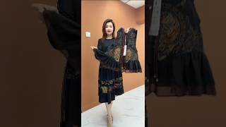 Girls black tilwate long party fashion suits fashiontrands trendingfashion [upl. by Gilford]