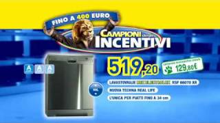 Euronics Campioni degli incentivi  Lavastoviglie REX RSF 66070 XR [upl. by Roarke449]