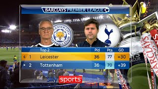 The moment when Leicester became Premier League champions [upl. by Abixah]