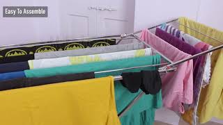 LIMETRO Best Stainless Steel Cloth Stand for drying Clothes [upl. by Josephina588]