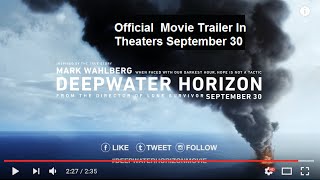 Deepwater Horizon 2016 Movie Trailer [upl. by Auqinaj107]