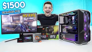 Insane 1500 Gaming PC Build 2020 4K Gaming Benchmarks  RTX 2070 Super amp Ryzen 3600X [upl. by Florette]