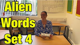 Year 1 Phonics Screening Check Practice  Real and Alien Words Set 4 [upl. by Eelrebma]