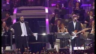 Luciano Pavarotti amp Eric Clapton  Holy mother Live Pavarotti and friends 2003 [upl. by Robena419]