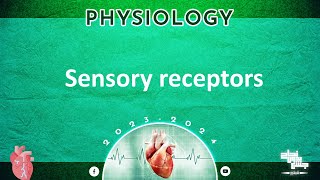 Pract 4 Sensory Receptors Physiology [upl. by Clotilde]