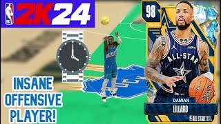 All Star MVP Damian Lillard Is an Absolute BUCKET in MyTeam  NBA 2K24 MyTeam Gameplay [upl. by Erodasi]