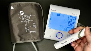 Beurer BM 96 Cardio Blood Pressure Monitor with ECG Function Blood Pressure and Pulse Measurement [upl. by Ruenhs]