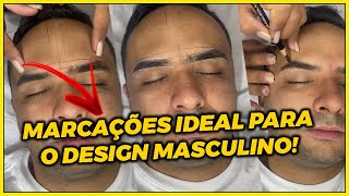 Design De Sobrancelhas Masculino  Marcações e Dicas [upl. by Llenrahs163]