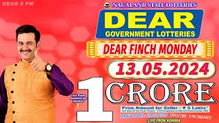 DEAR FINCH MONDAY DRAW DEAR 8 PM ONWARDS DRAW DATE 13052024 LIVE FROM KOHIMA [upl. by Fullerton761]