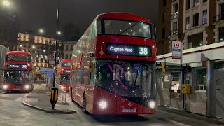 FRV  Diversion Arriva London Route 38 Clapton Pond  Victoria New Routemaster LT321 LTZ 1321 [upl. by Gaves975]