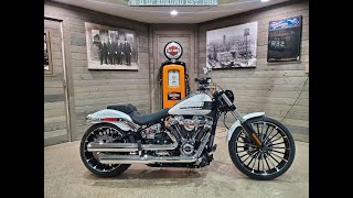 2024 HarleyDavidson Softail Breakout 117 FXBRWhite Onyx Pearl [upl. by Linc]