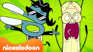 Pencil amp Scissors WILD WEEKEND ADVENTURE 🛩 BRAND NEW Rock Paper Scissors Scene  Nicktoons [upl. by Eednil310]