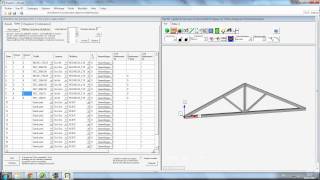 Freelem  Galeries  Calcul dune ferme latine bois suivant Eurocode 5 [upl. by Acinnor846]