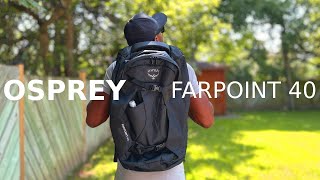 Unveiling the Ultimate Travel Backpack Osprey Farpoint 40 Review [upl. by Eicrad]