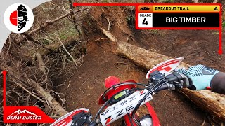 Berm Buster  KTM Loop 🟠 BREAKOUT TRAIL ⚠️ Big Timber Grade 4 [upl. by Mauri]