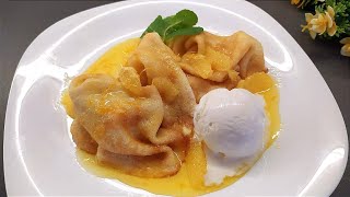 Neues einfaches Dessert Pfannkuchen in Orangensauce [upl. by Asilana998]