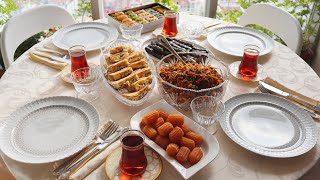 Turkish Ladies Tea Time Menu amp 20 Minutes Bulgur Salad quotKisirquot [upl. by Kelam]