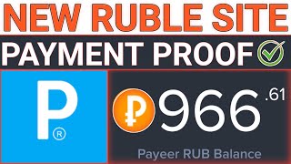 New Ruble Site Today  Earn Free Ruble  New Ruble Earning Sites  Ruble Income Website [upl. by Ssew]