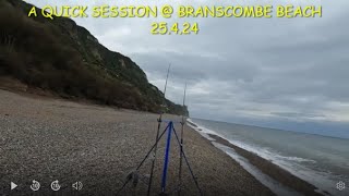 A QUICK SESSION BRANSCOMBE BEACH [upl. by Eilsek862]