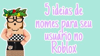 Ideias de nomes para o Roblox Parte 3 [upl. by Llert]