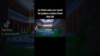 The palatine hill shorts archeology history minecraft ancientrome ancientcivilization [upl. by Anelegna]