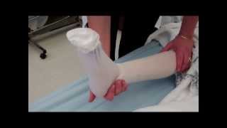 CNA Essential Skills  Apply One KneeHigh Elastic Stocking 413 [upl. by Scrivens794]