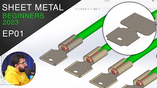 SOLIDWORKS Sheet Metal Module  Beginners [upl. by Huai]