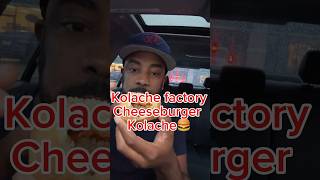 Kolache factory cheeseburger kolache [upl. by Aleac]