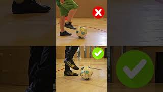 Improving ankle mobility and practicing 1 on 1 strikes FootballSchoolASSIST  FOOTBALL KICKPASS [upl. by Ennaeel]