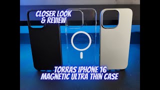 Closer Look Iphone 16 Pro Max TORRAS Magnetic SlimFit Case [upl. by Aggarwal616]