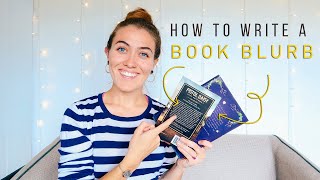 HOW TO WRITE A BACK COVER BLURB 📚 Tips for writing a book blurb  Natalia Leigh [upl. by Aihtebat298]