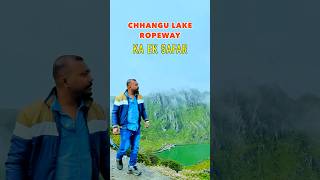 Chhangu Ropeway sikkim❤ unfilteredwithanup sikkim shotsfeed travel ropeway 😍 [upl. by Ahsead]