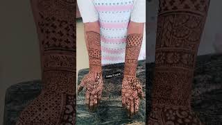 Indian mehandi disgain mehandidesign hunsur kannada vairalshort Chethanabhoomi [upl. by Aicela]